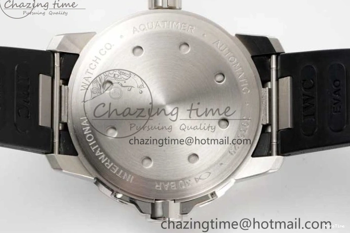 MIROTIME 0311 TechFriendly Aquatimer SS IW3290 RSF 1:1 Best Edition Black Dial on Black Rubber Strap A 7076